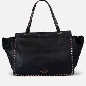 Valentino Garavani Rockstud Black Womens Tote